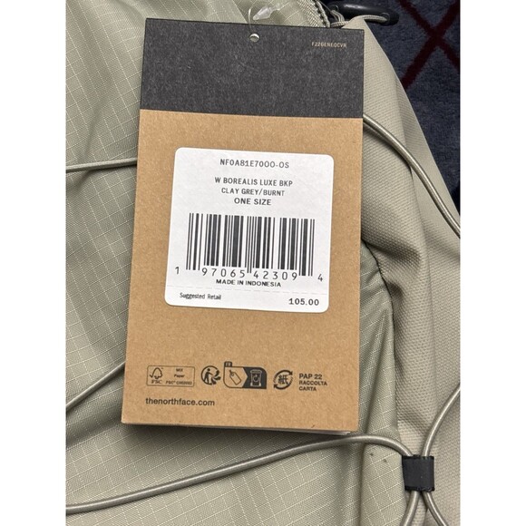 THE NORTH FACE Women's Hiking and School Backpack Borealis Luxe, Clay Grey/Burnt - Picture 4 of 5